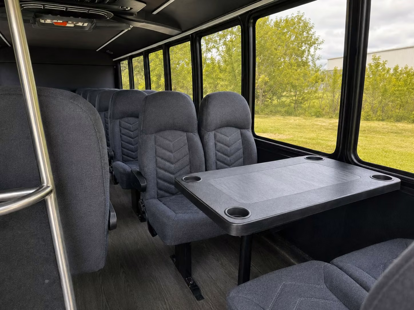 15 passenger minibus inside