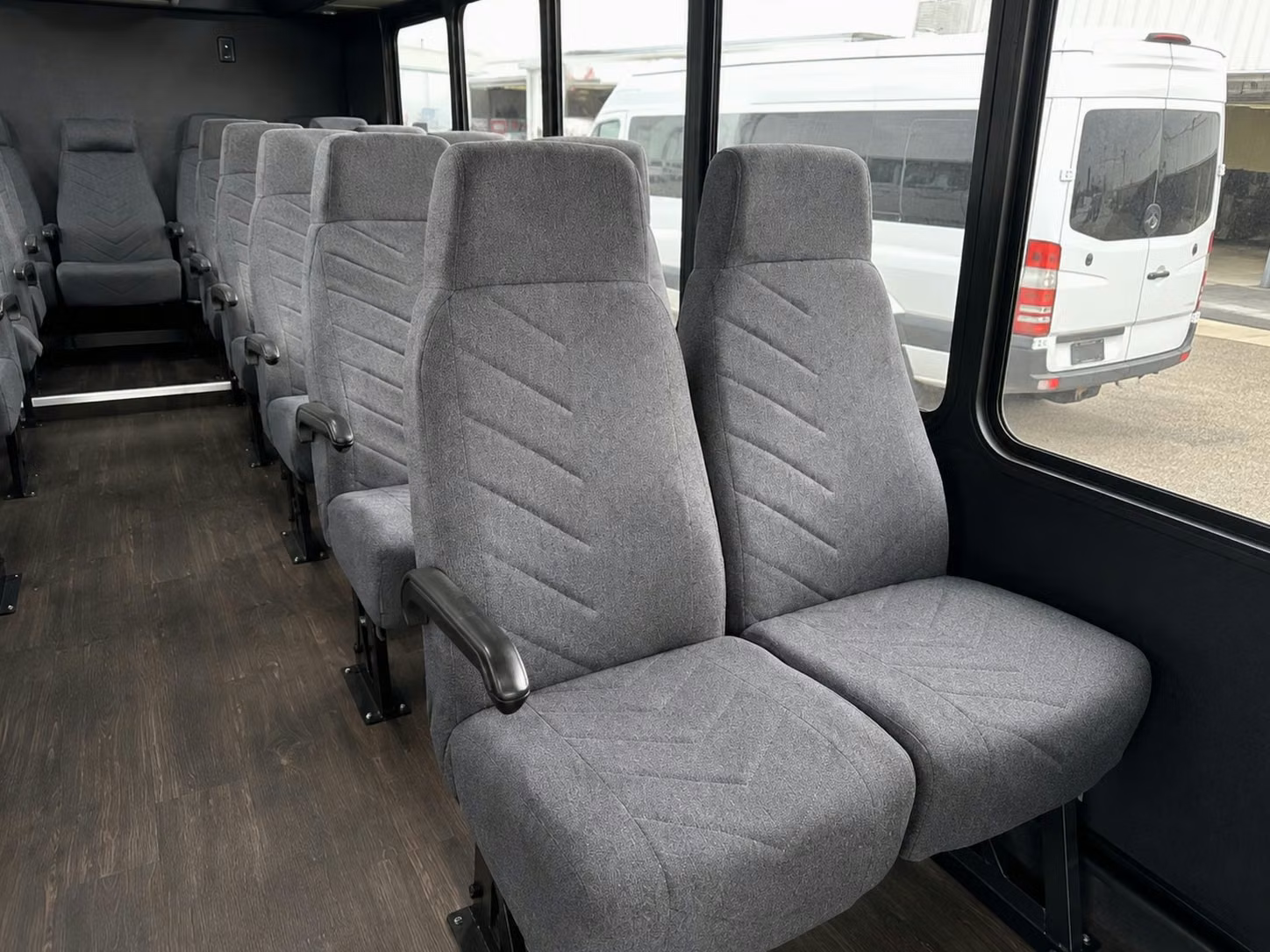 15 passenger minibus interior