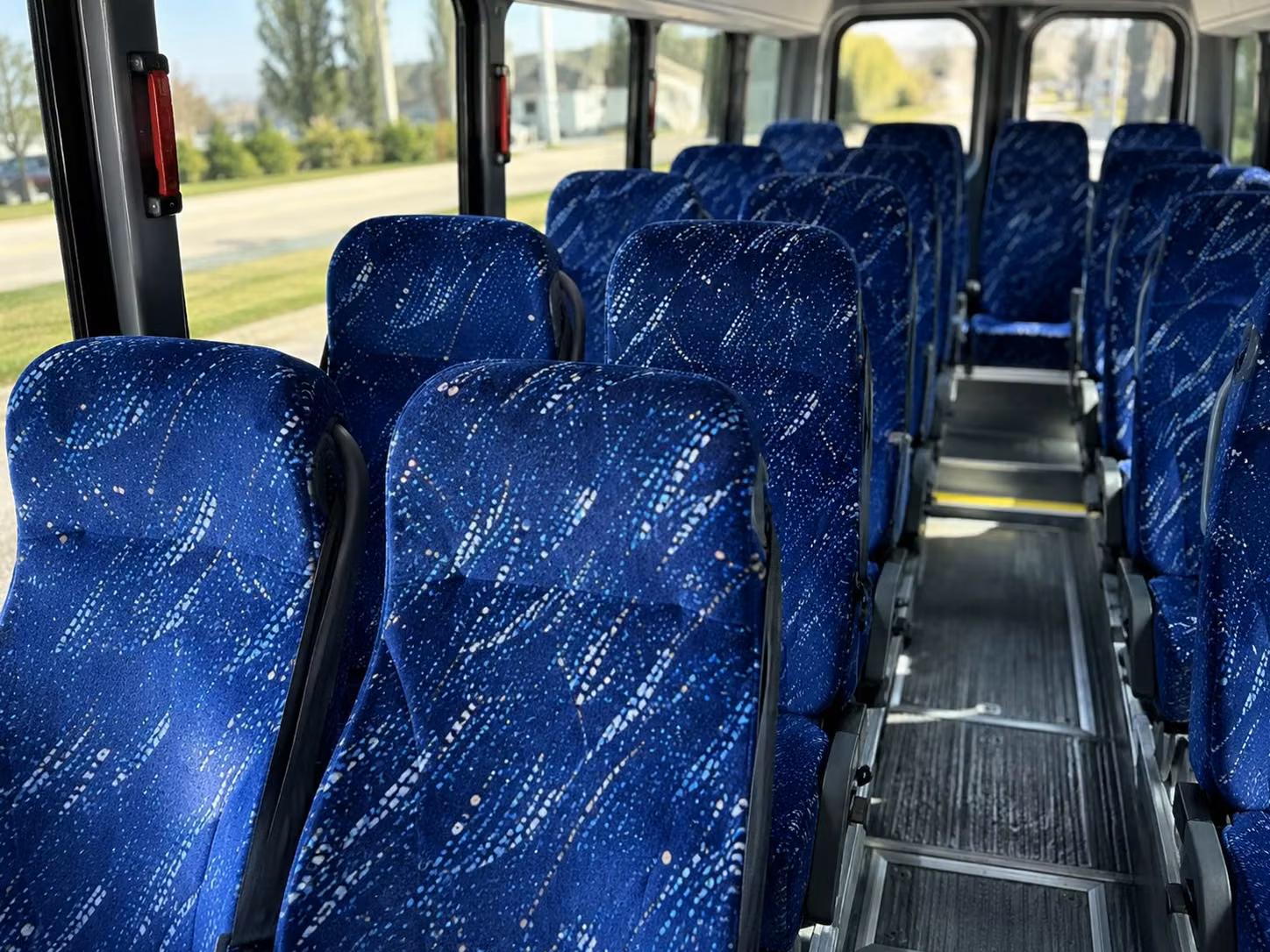 18 passenger minibus interior