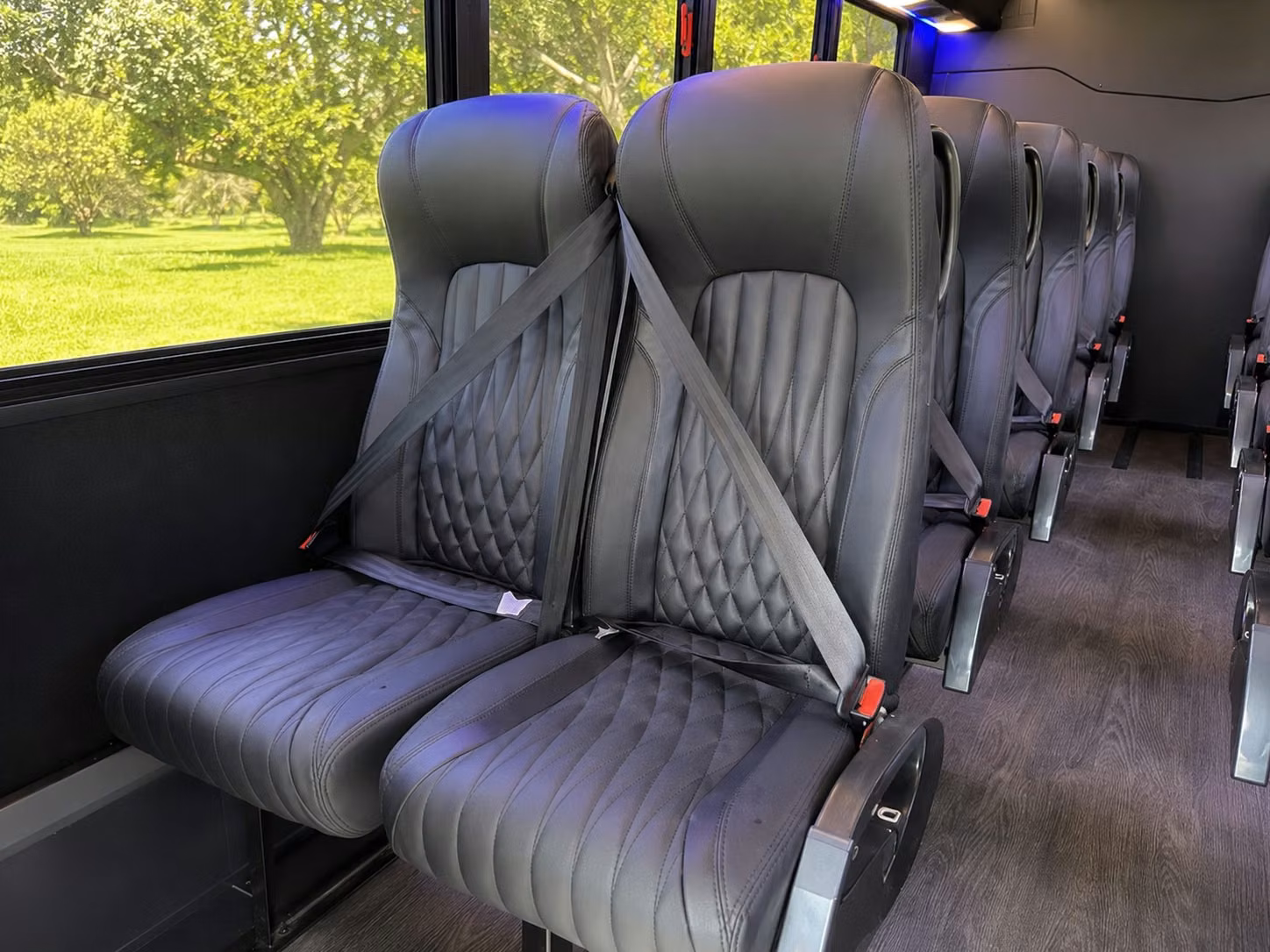 20 passenger minibus interior