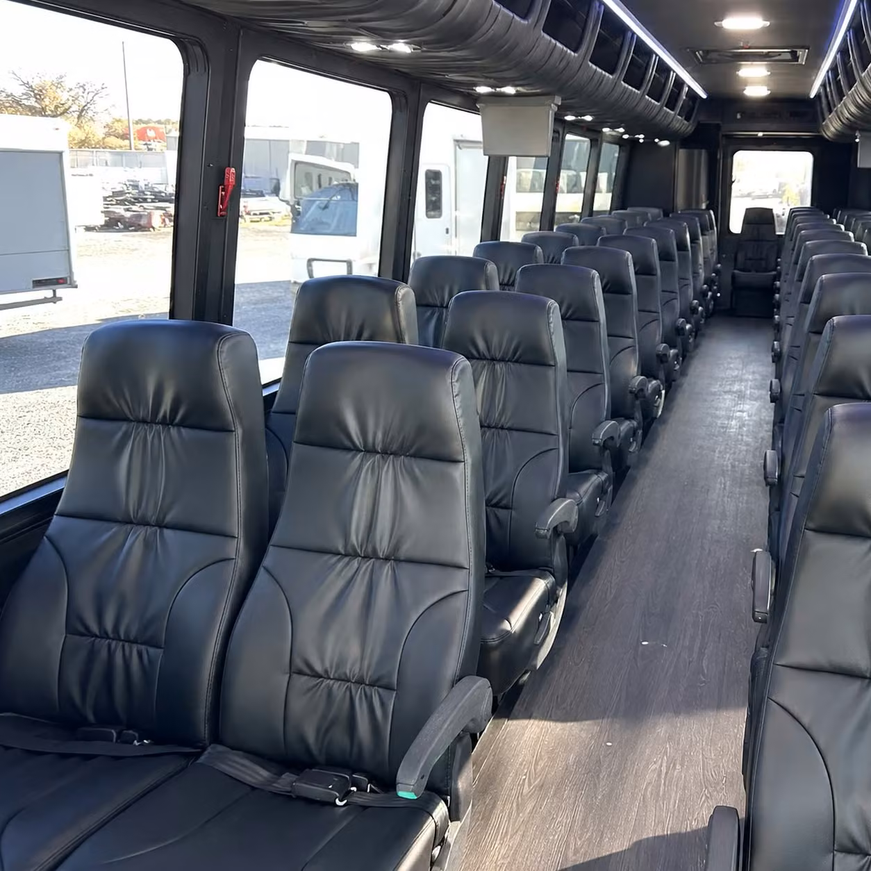 30 passenger minibus inside