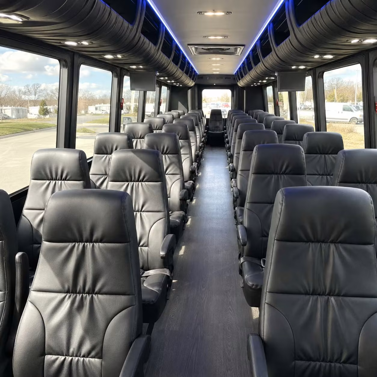 30 passenger minibus interior