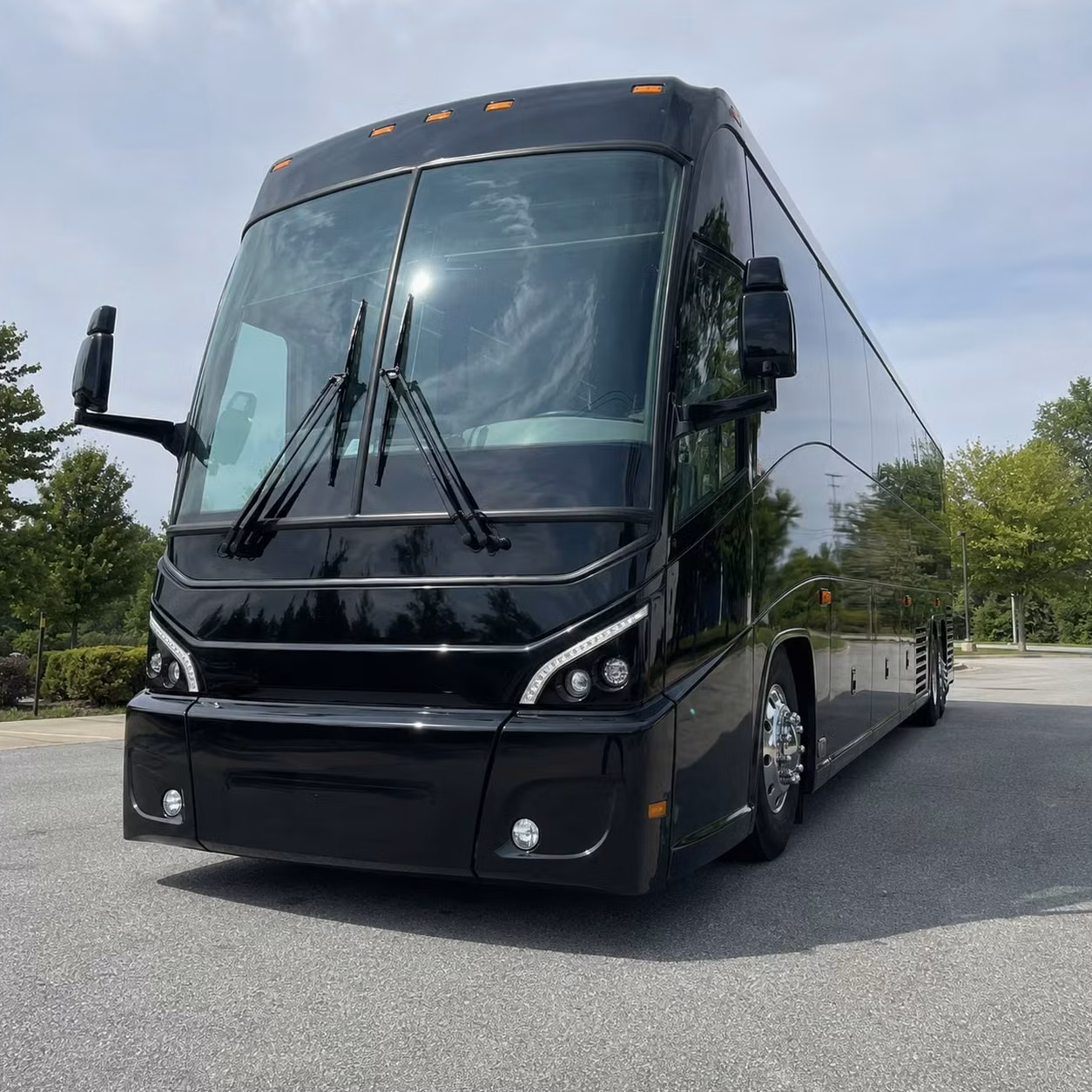 charter buses and minibuses keep large frisco prom groups together