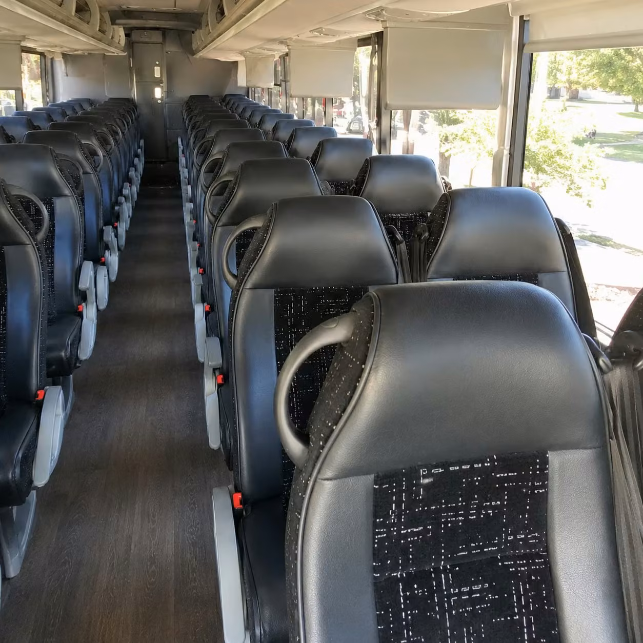 frisco charter bus rental