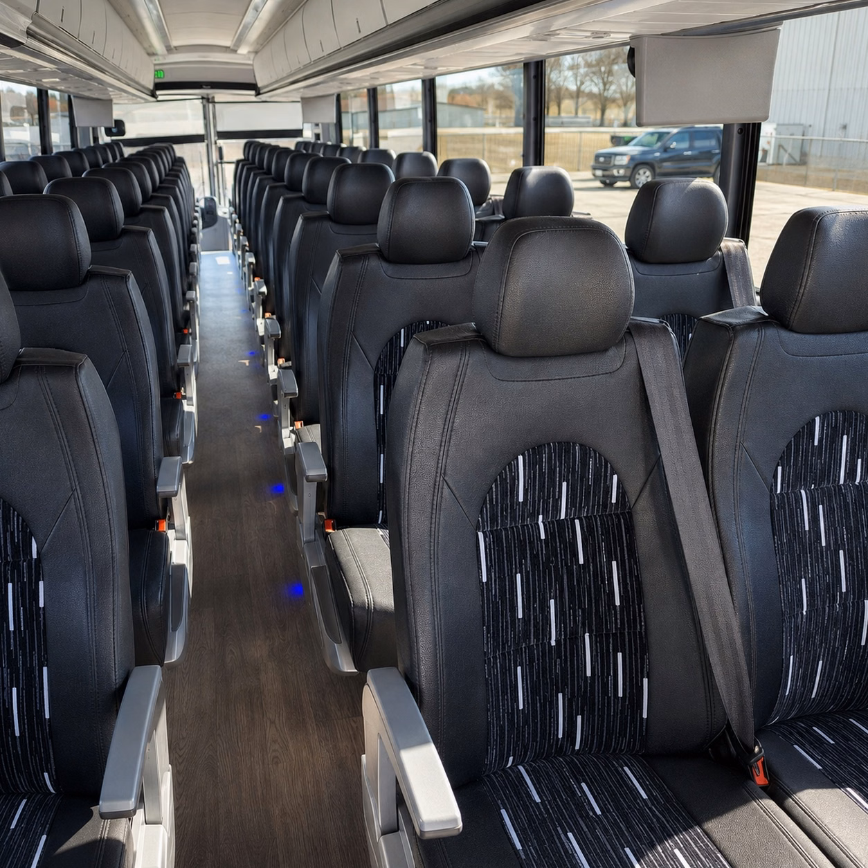 how the day of the week changes bus rental prices in frisco texas