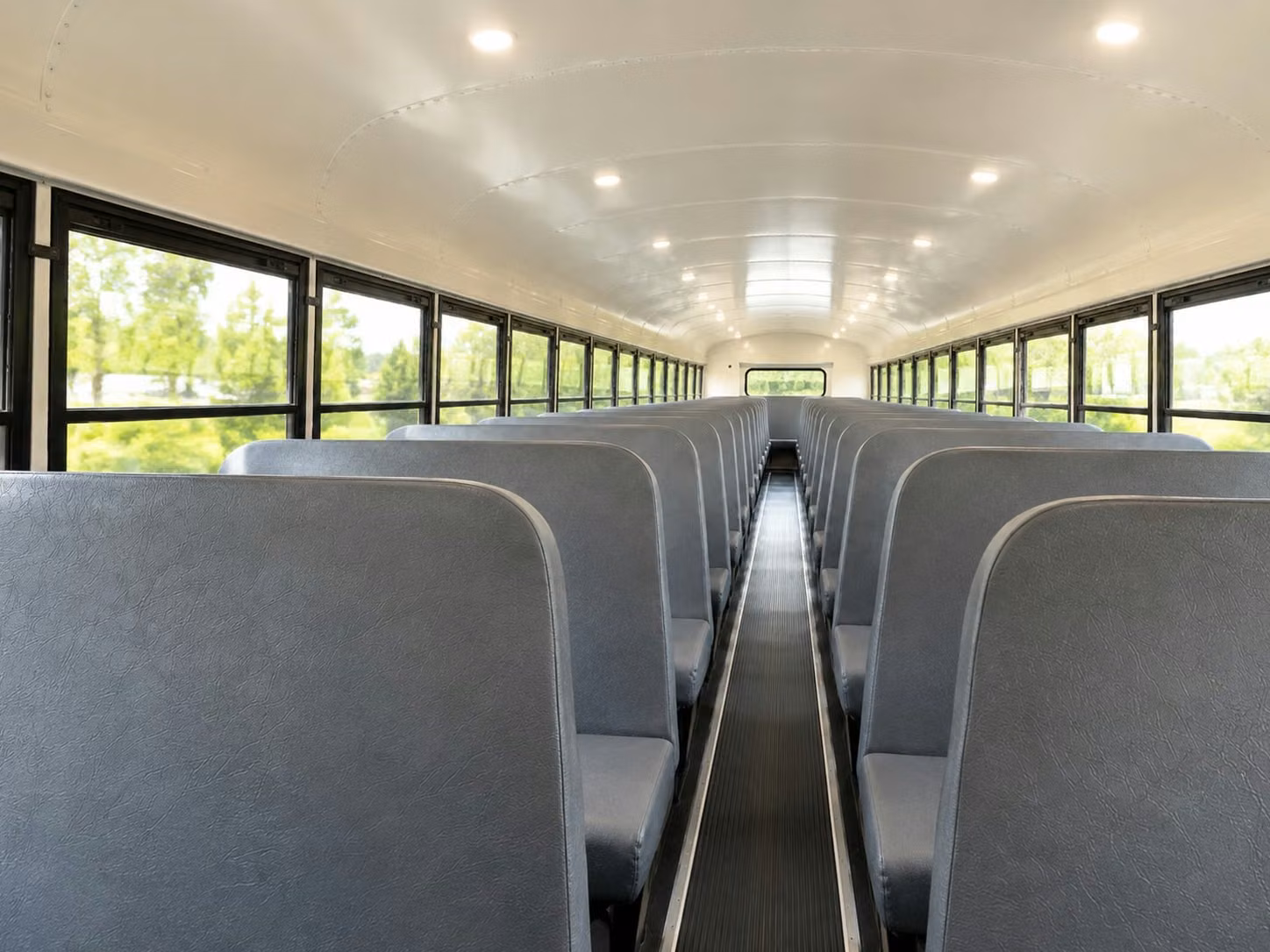 school bus interior